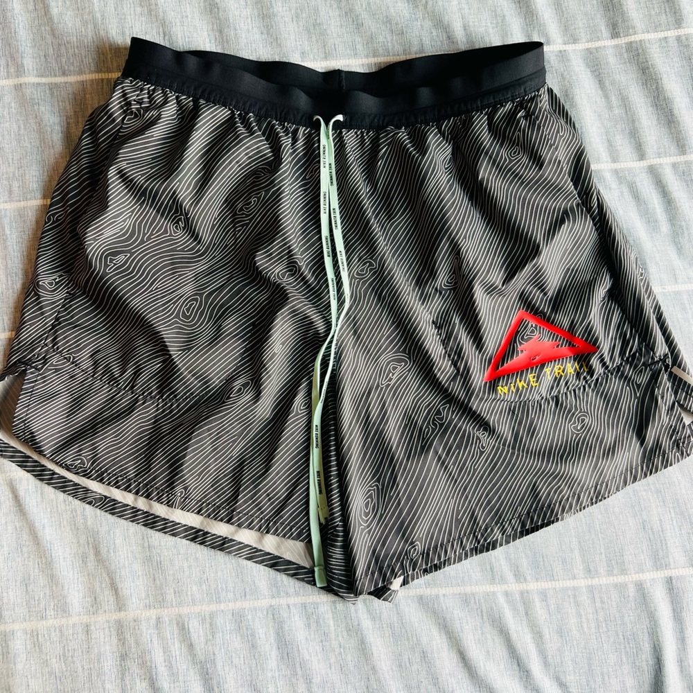 Mens Nike Trail Running Shorts lined